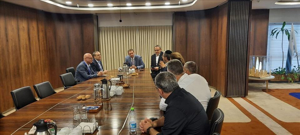 The EU ambassador to Israel, on an official visit