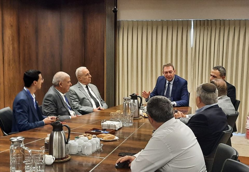 Historic Visit at the Israel Diamond Exchange